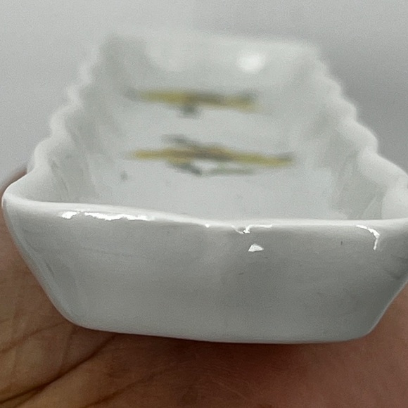 Limoges Fine Porcelain China Trinket Jewelry Pen eyeglass Floral Daisy Dish Tray - Picture 6 of 13